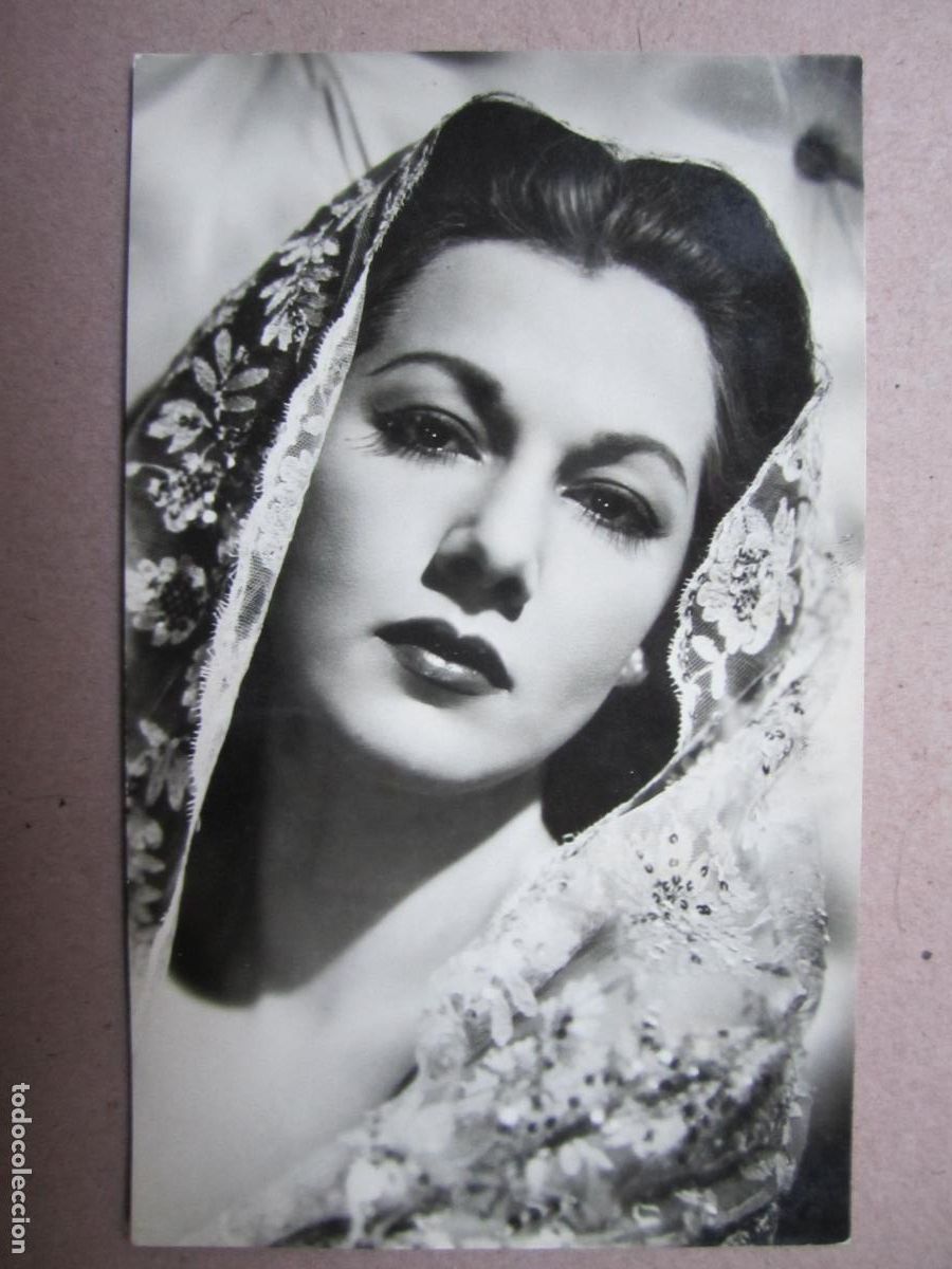 Cin&eacute;ma: maria montez - postal original b/n - cinema actress