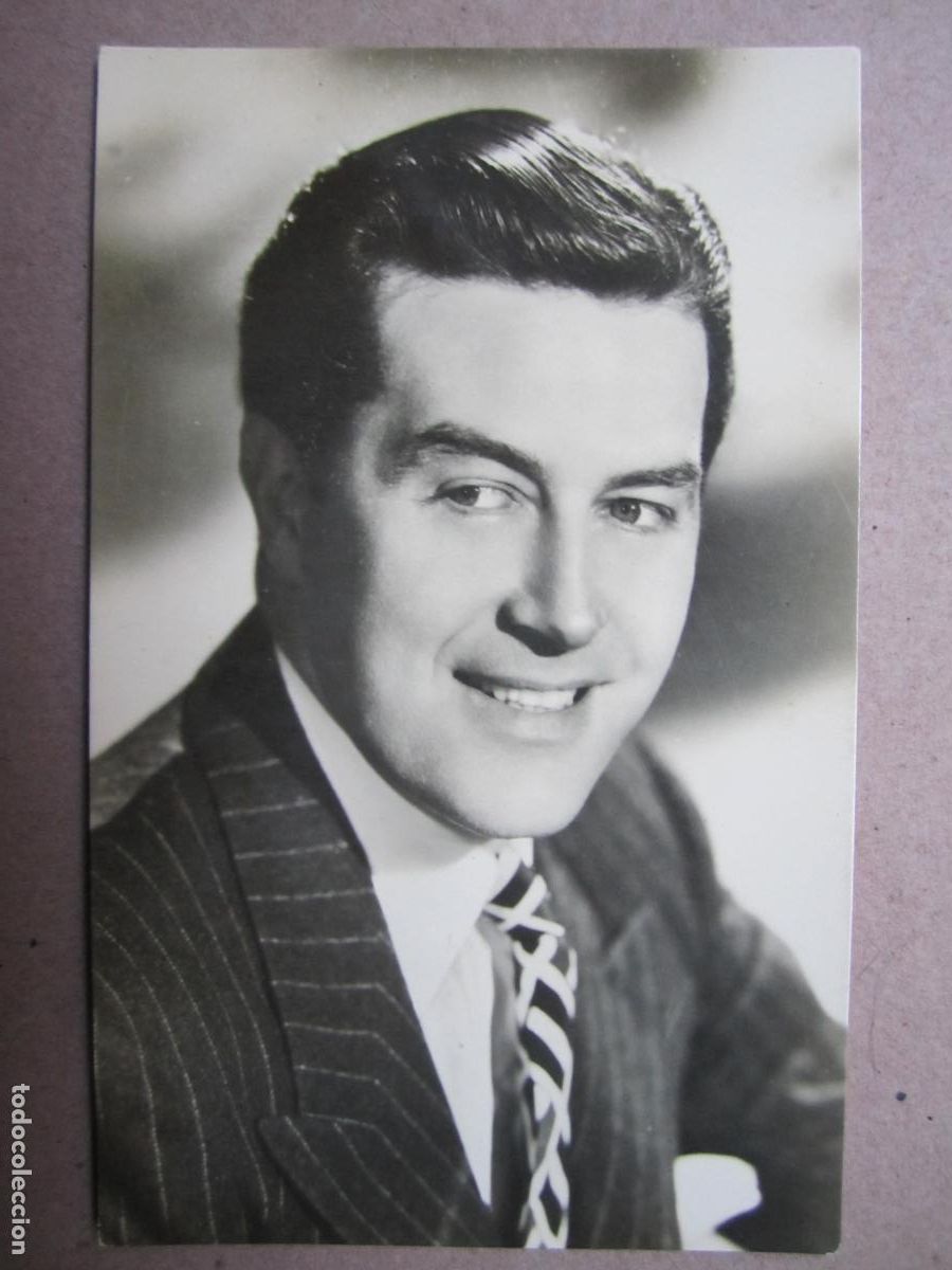 Cin&eacute;ma: ray milland - postal original b/n - cinema actor