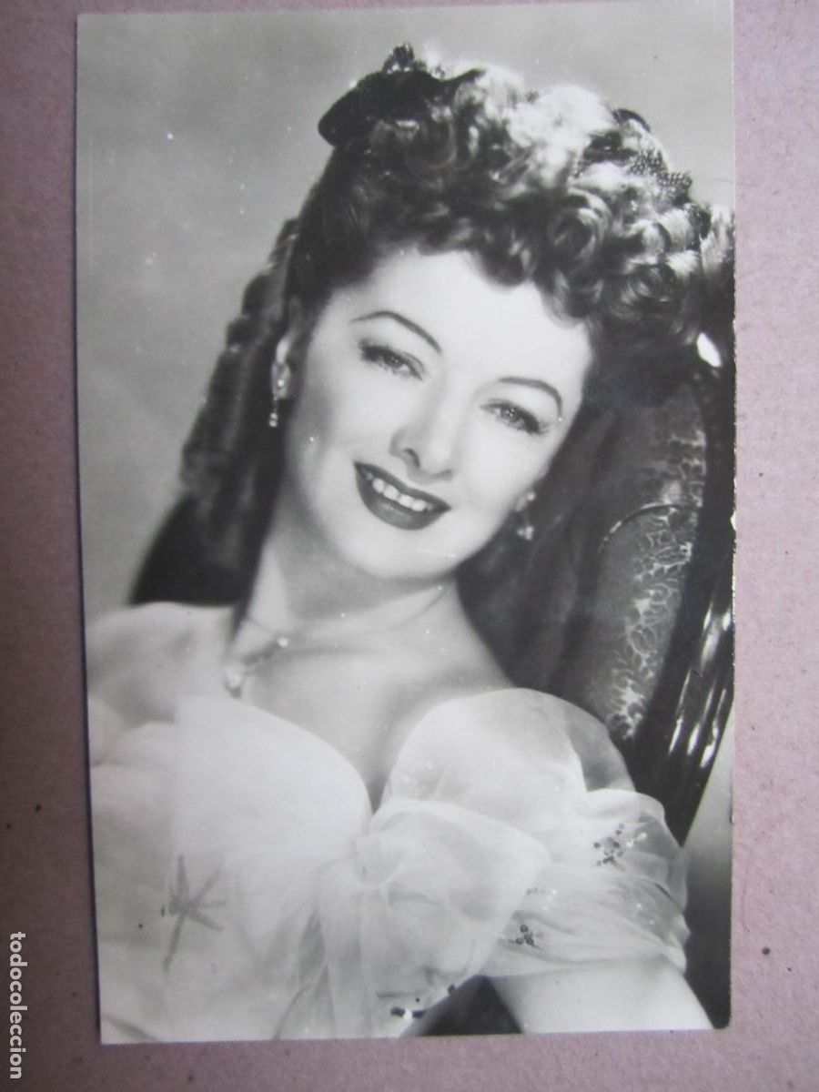 Cin&eacute;ma: Myrna Loy - postal original b/n - cinema actress