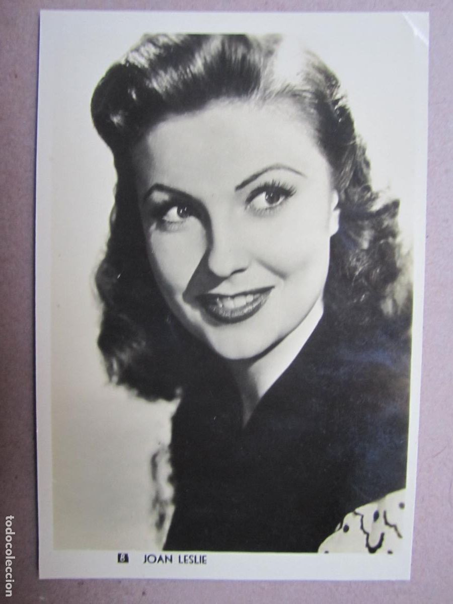 Cin&eacute;ma: joan leslie - postal original b/n - cinema actress