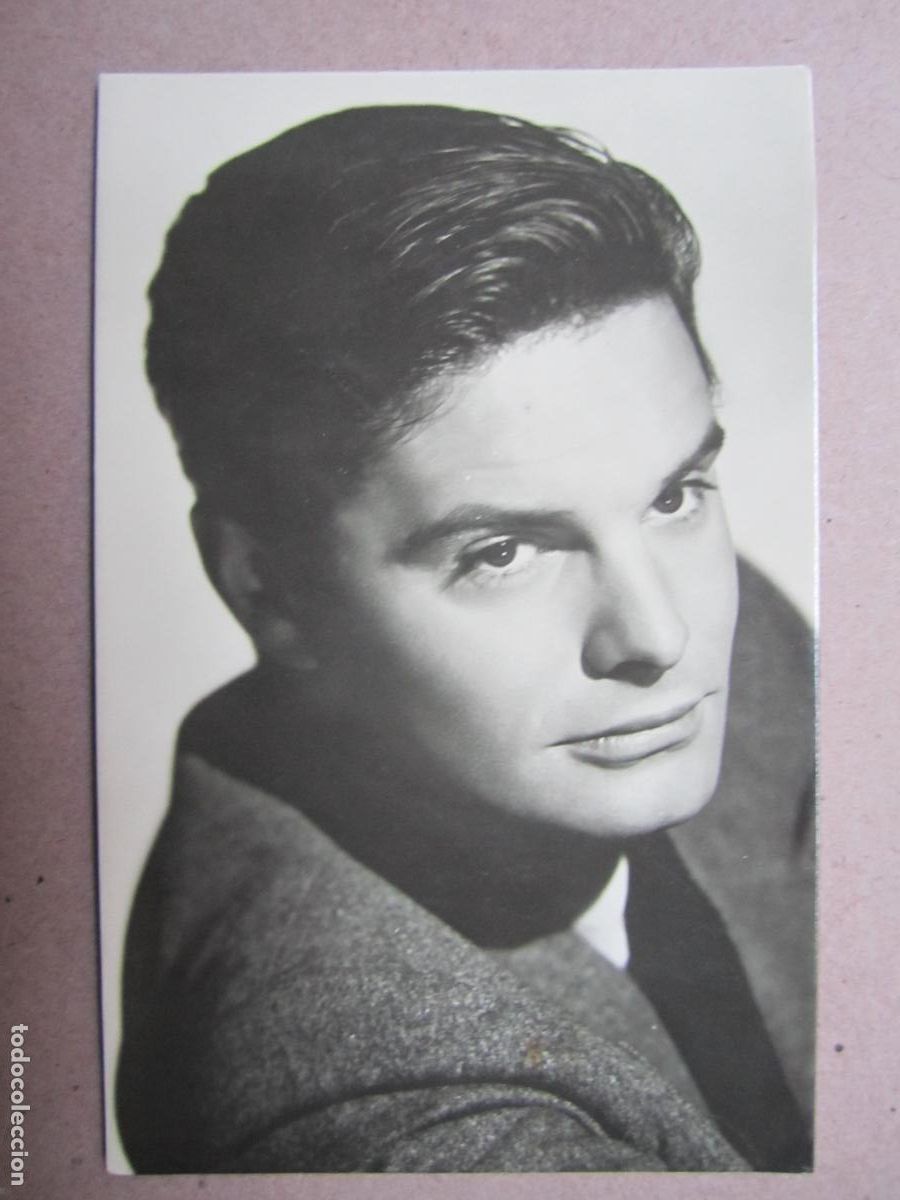 Cine: louis jourdan - postal original b/n - cinema actor - carta a una desconocida