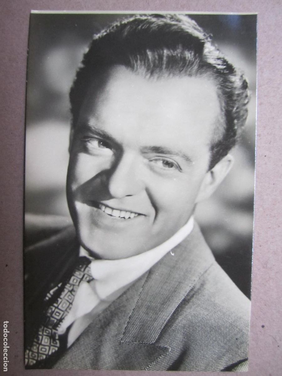 Cine: van heflin - postal original b/n - cinema actor