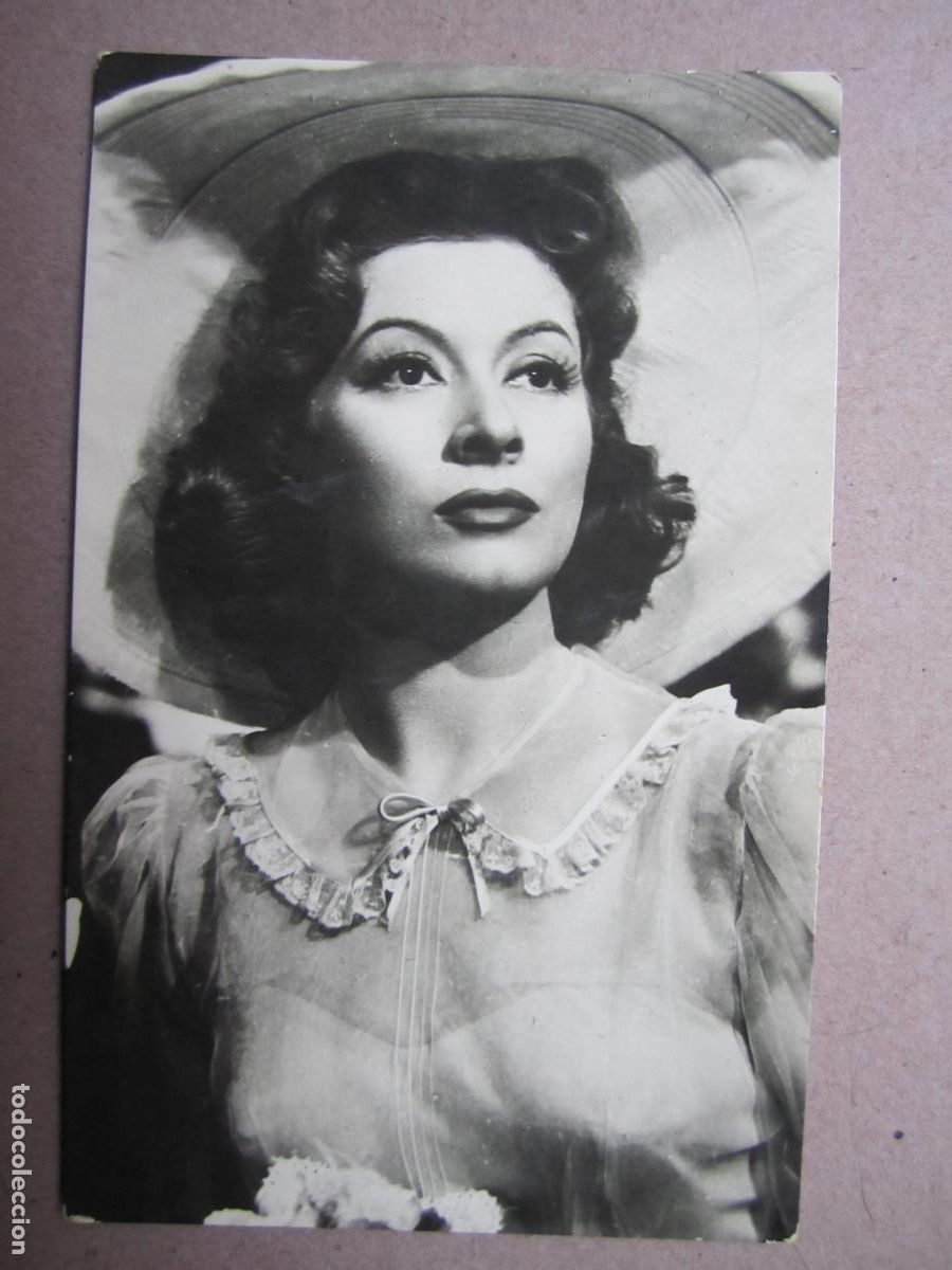 Cine: greer garson - postal original b/n - cinema actress