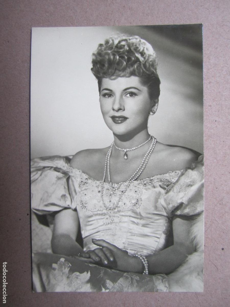Cine: joan fontaine- postal original b/n - cinema actress - carta a una desconocida