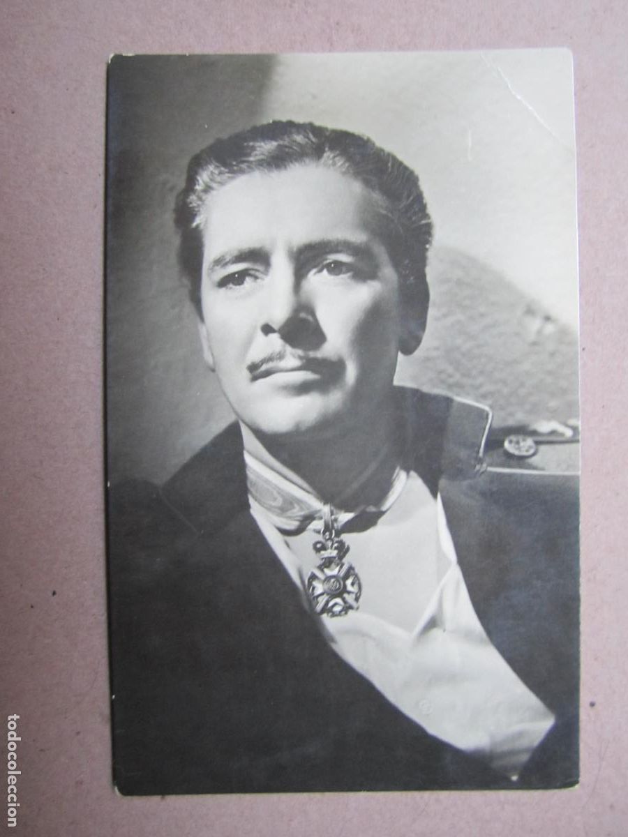 Cine: ronald colman - postal original b/n - cinema actor