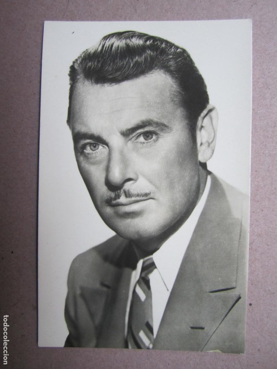 Cine: george brent - postal original b/n - cinema actor