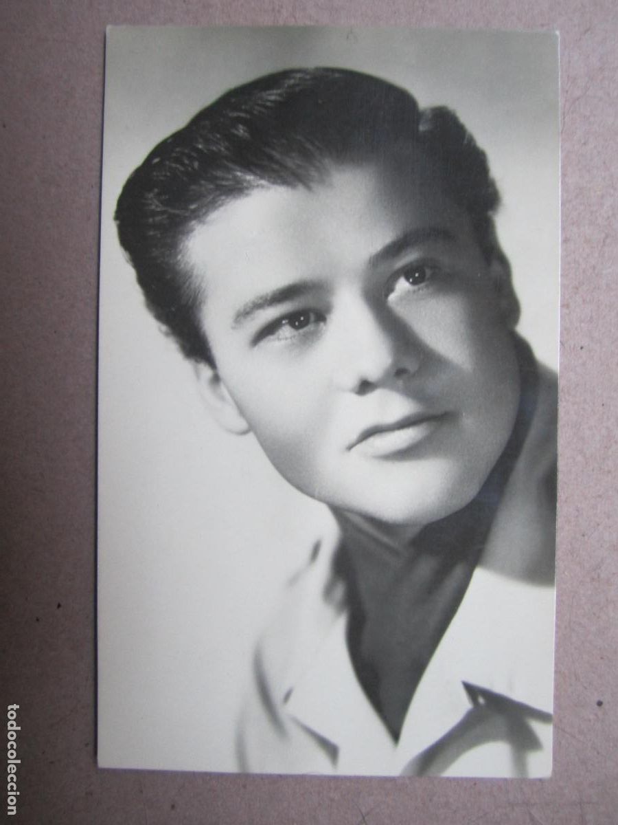 Cine: turham bey - postal original b/n - cinema actor