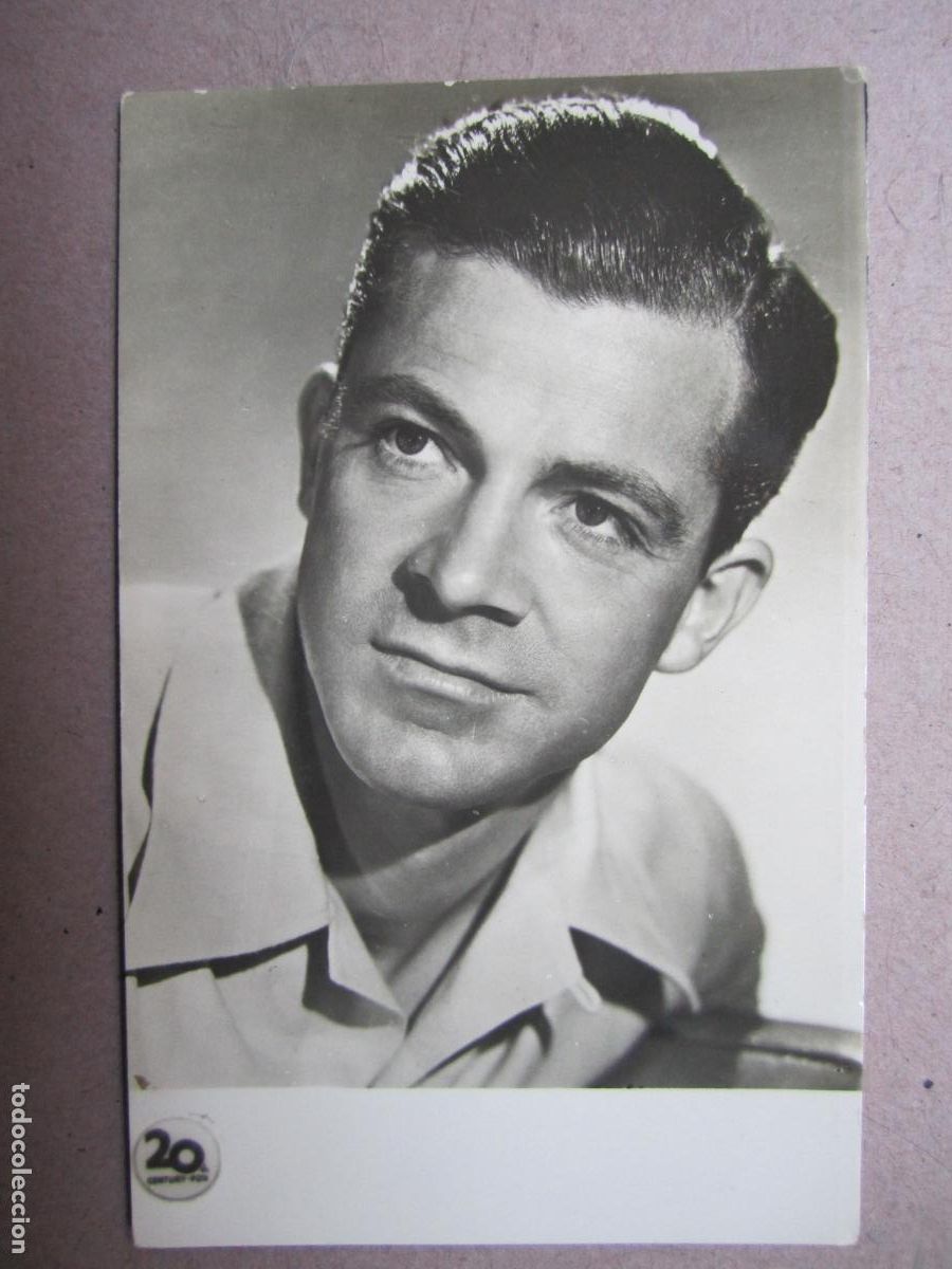 Cine: dana andrews - postal original b/n - cinema actor
