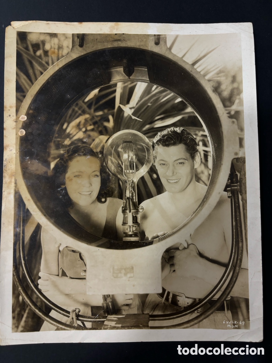 Cin&eacute;ma: Foto original de johnny Weissmuller y Maureen o,sullivan tarzan