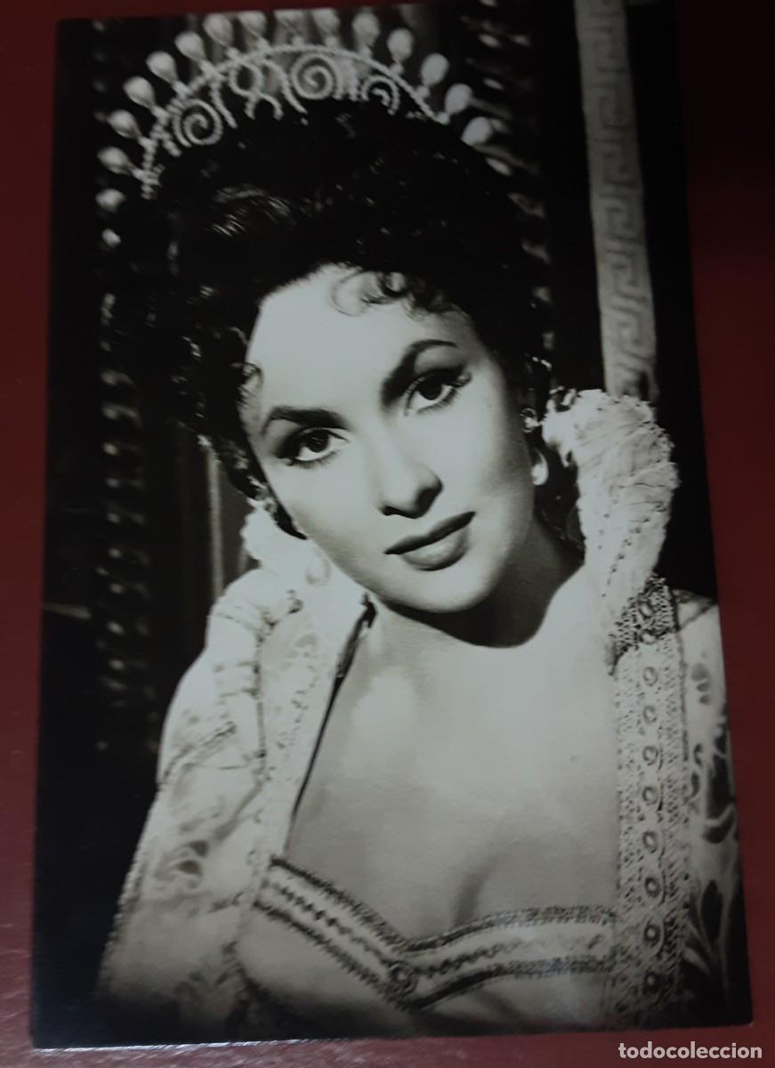 Cinema: TARJETA POSTAL GINA LOLLOBRIGIDA.