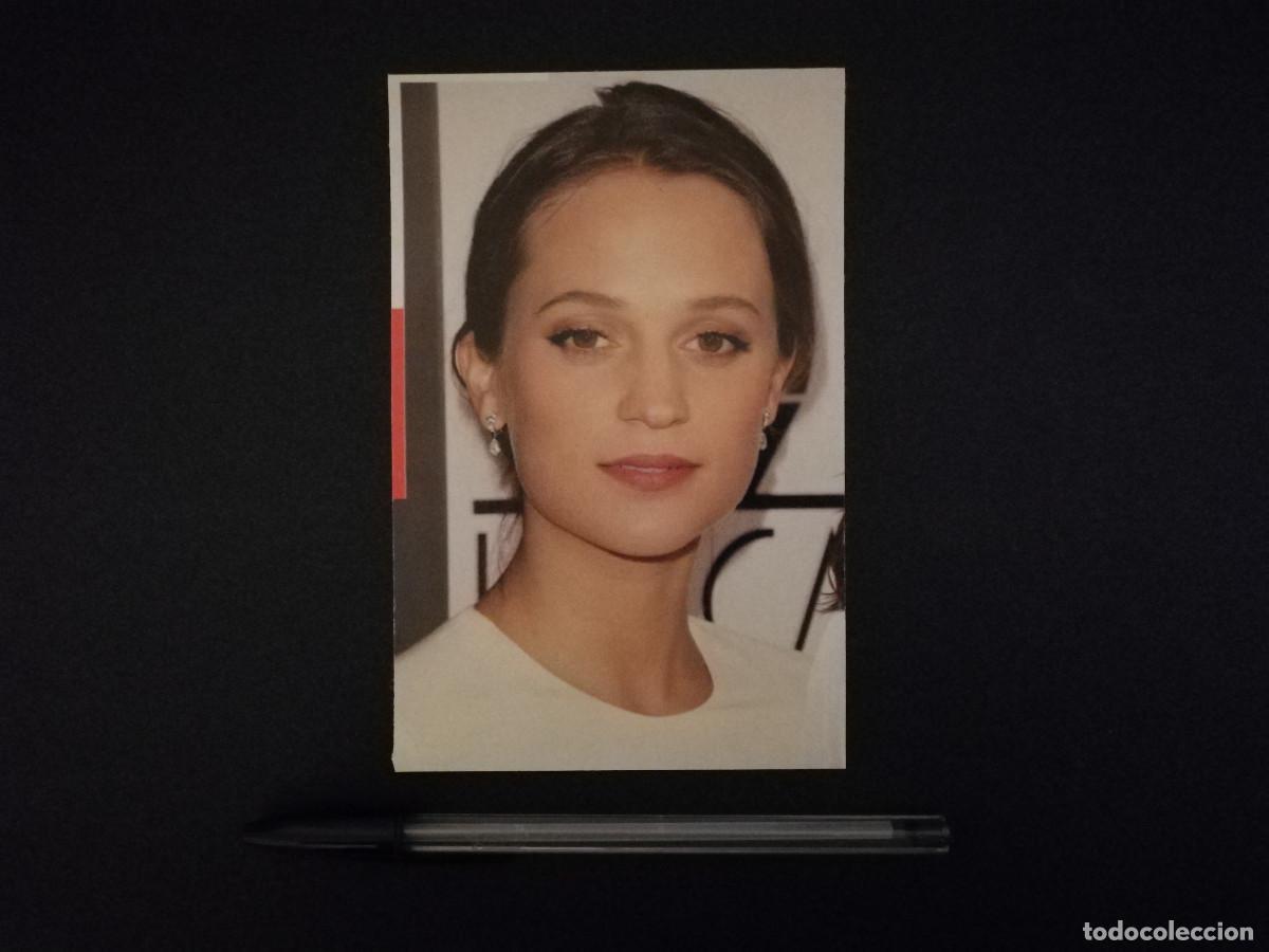Cin&eacute;ma: TARJETA ACARTONADA -10*15- Alicia Vikander