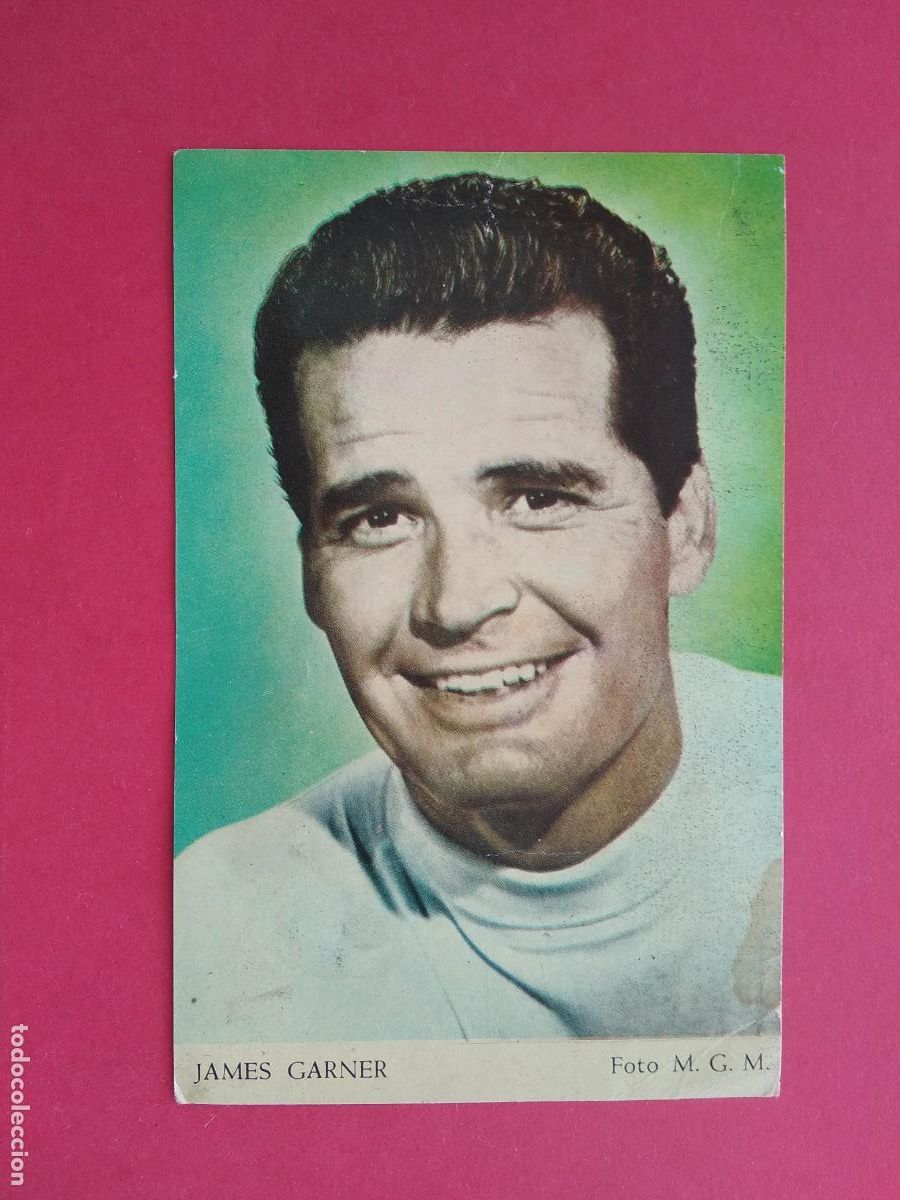 Cin&eacute;ma: FOLLETO DE MANO FOTO FICHA FOTOGRAMA CINE PELICULA ACTOR / ACTRIZ , JAMES GARNER