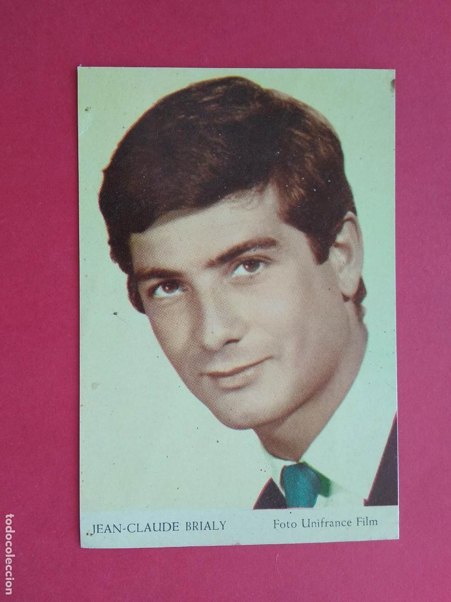 Cin&eacute;ma: FOLLETO DE MANO FOTO FICHA FOTOGRAMA CINE PELICULA ACTOR / ACTRIZ , JEAN CLAUDE BRIALY