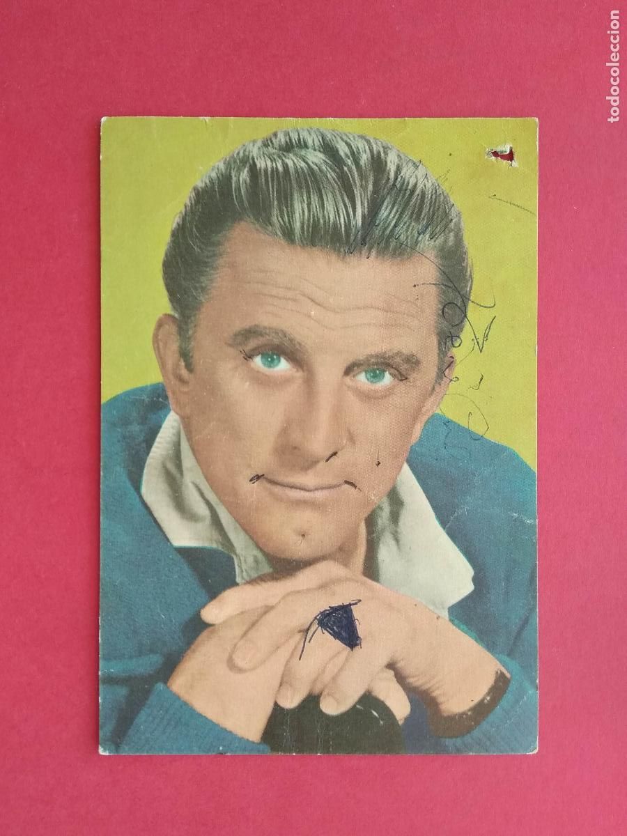 Cin&eacute;ma: TARJETA POSTAL FOTO FICHA FOTOGRAMA CINE PELICULA ACTOR / ACTRIZ , 304 KIRK DOUGLAS