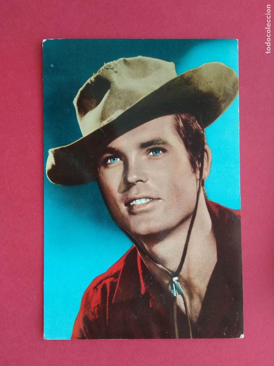 Kino: TARJETA POSTAL FOTO FICHA FOTOGRAMA CINE PELICULA ACTOR / ACTRIZ , 1083 HARDIN BRONCO