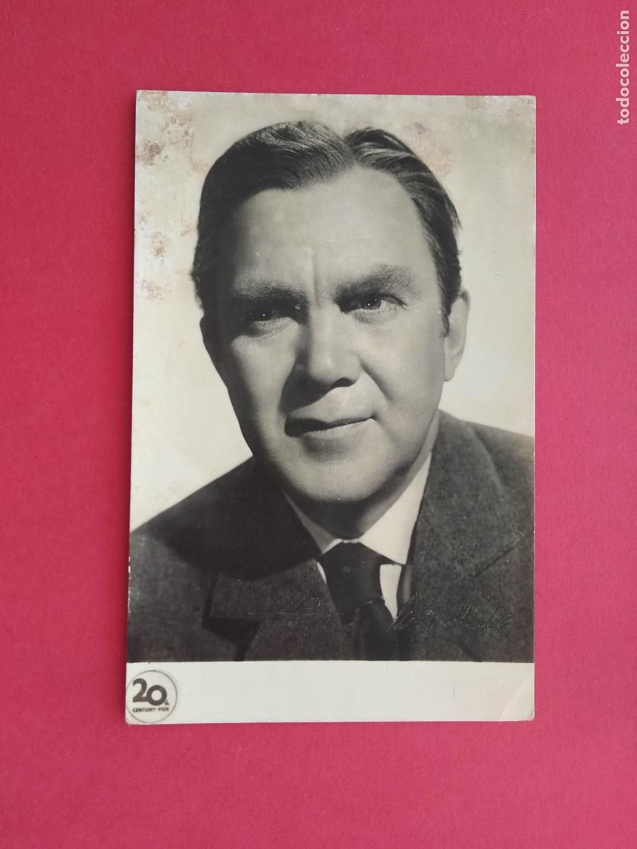 Kino: TARJETA POSTAL FOTO FICHA FOTOGRAMA CINE PELICULA ACTOR / ACTRIZ , 64 THOMAS MITCHELL