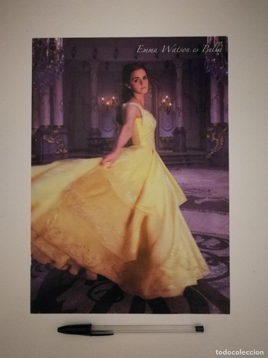 Kino: ANUNCIO ACARTONADO -A4- LA BELLA Y LA BESTIA - EMMA WATSON