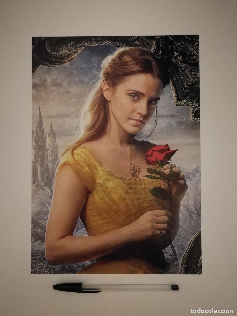 Kino: LAMINA ACARTONADA -A4- LA BELLA Y LA BESTIA - EMMA WATSON