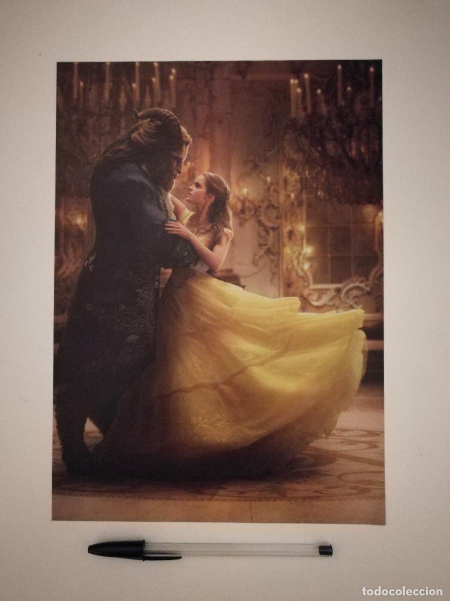 Kino: LAMINA ACARTONADA -A4- LA BELLA Y LA BESTIA - EMMA WATSON