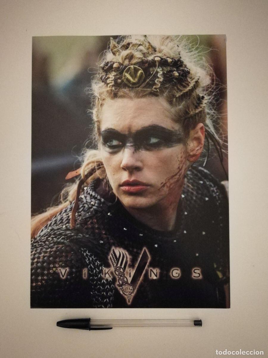 Kino: ANUNCIO ACARTONADO -A4- VIKINGS Katheryn Winnick - SERIE TV