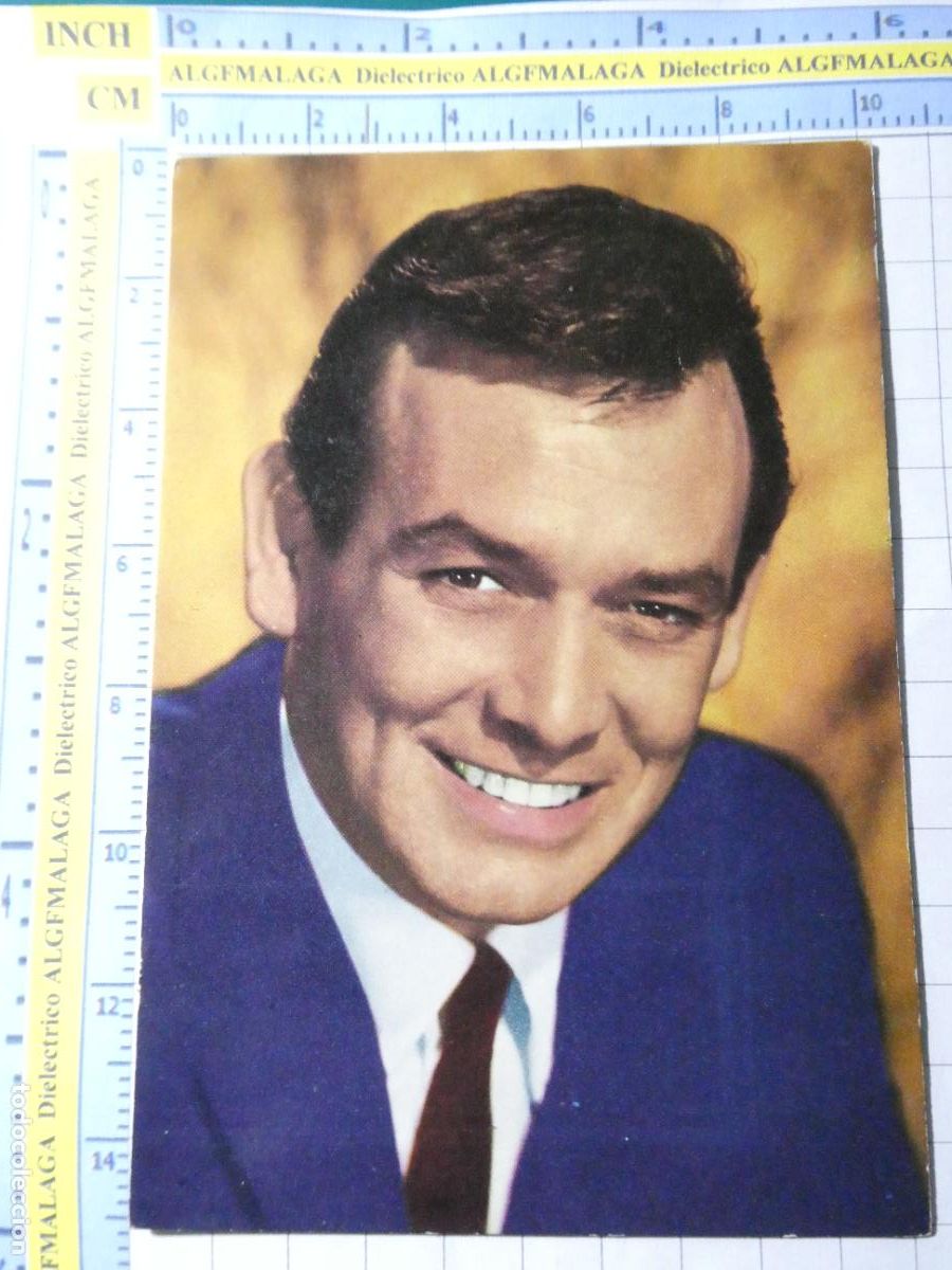 Cin&eacute;ma: POSTAL DE ACTORES ACTRICES CINE. A&Ntilde;O 1965. DAVID JANSEN SERIE TV EL FUGITIVO 465 OSCAR. 2524