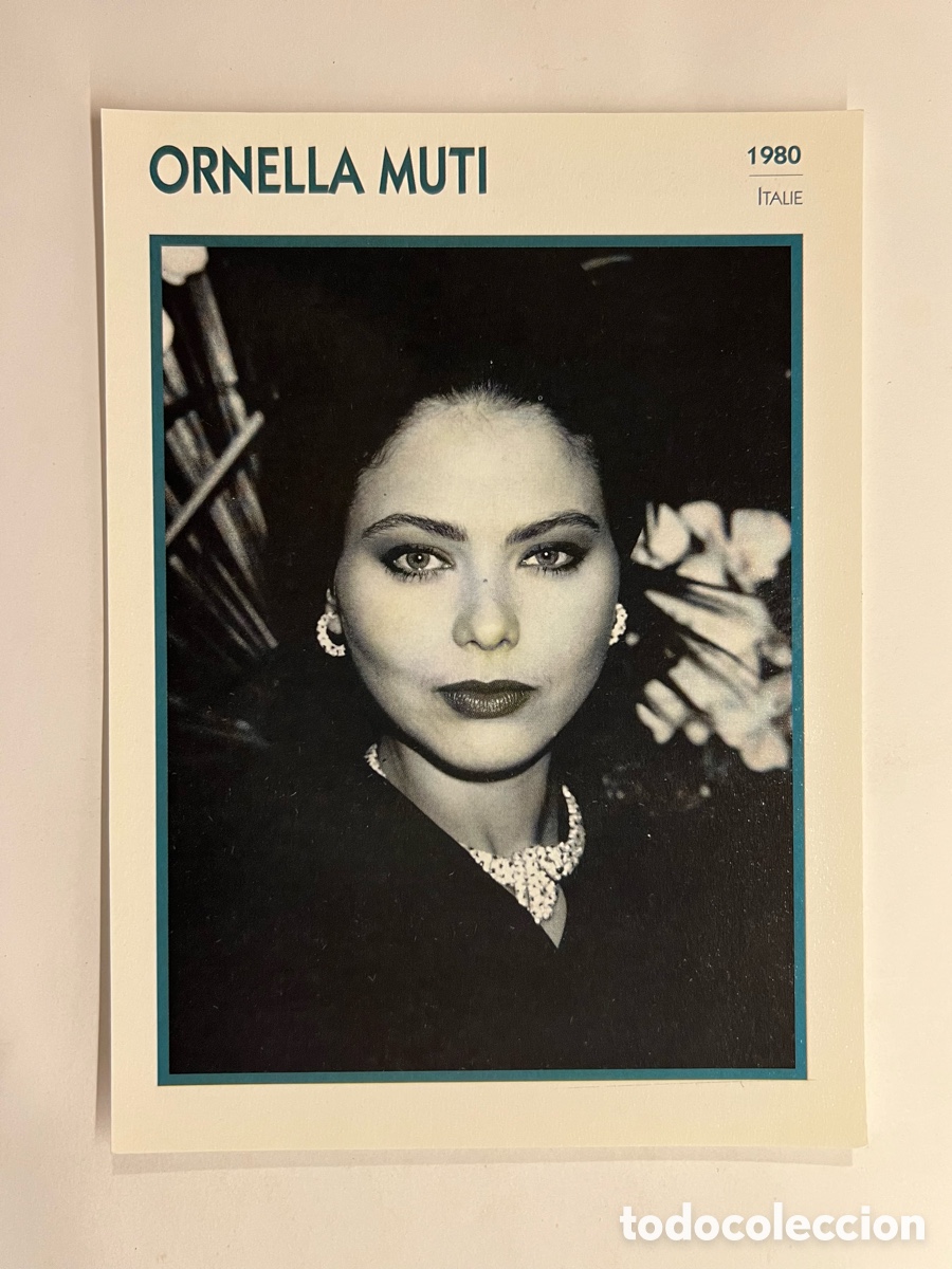 Kino: ORNELLA MUTI Cine. Foto Carta. PHOTO KOBALL COLLECTION. EDITO-SERVICE (a.1991)