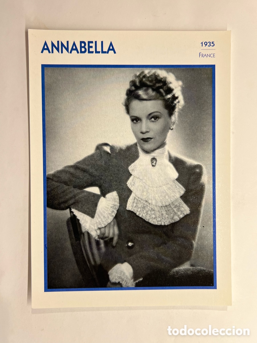 Cin&eacute;ma: ANNABELLA Cine. Foto Carta. PHOTO KOBALL COLLECTION. EDITO-SERVICE (a.1991)