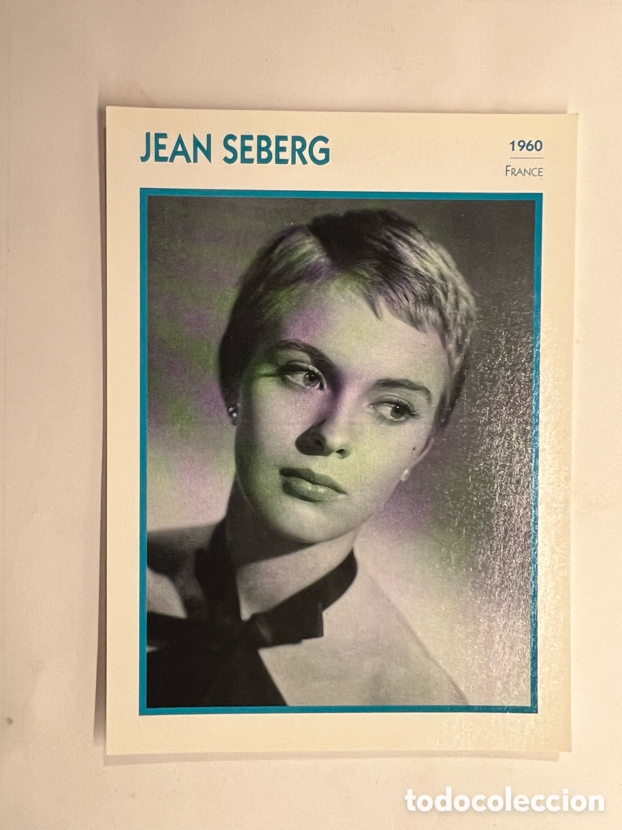 Cin&eacute;ma: JEAN SEBERG Cine. Foto Carta. PHOTO KOBALL COLLECTION. EDITO-SERVICE (a.1991)