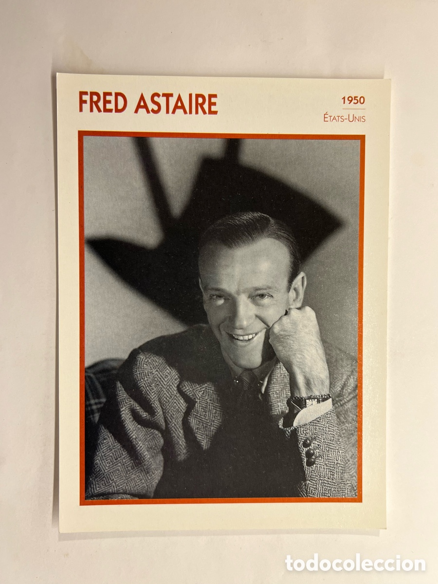 Cin&eacute;ma: FRED ASTAIRE Cine. Foto Carta. PHOTO KOBALL COLLECTION. EDITO-SERVICE (a.1991)