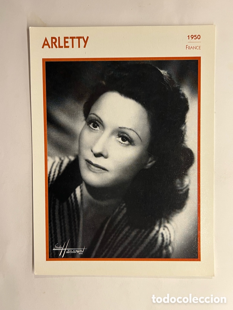 Cin&eacute;ma: ARLETTY. Cine Foto Carta. PHOTO KOBALL COLLECTION. EDITO-SERVICE (a.1991)