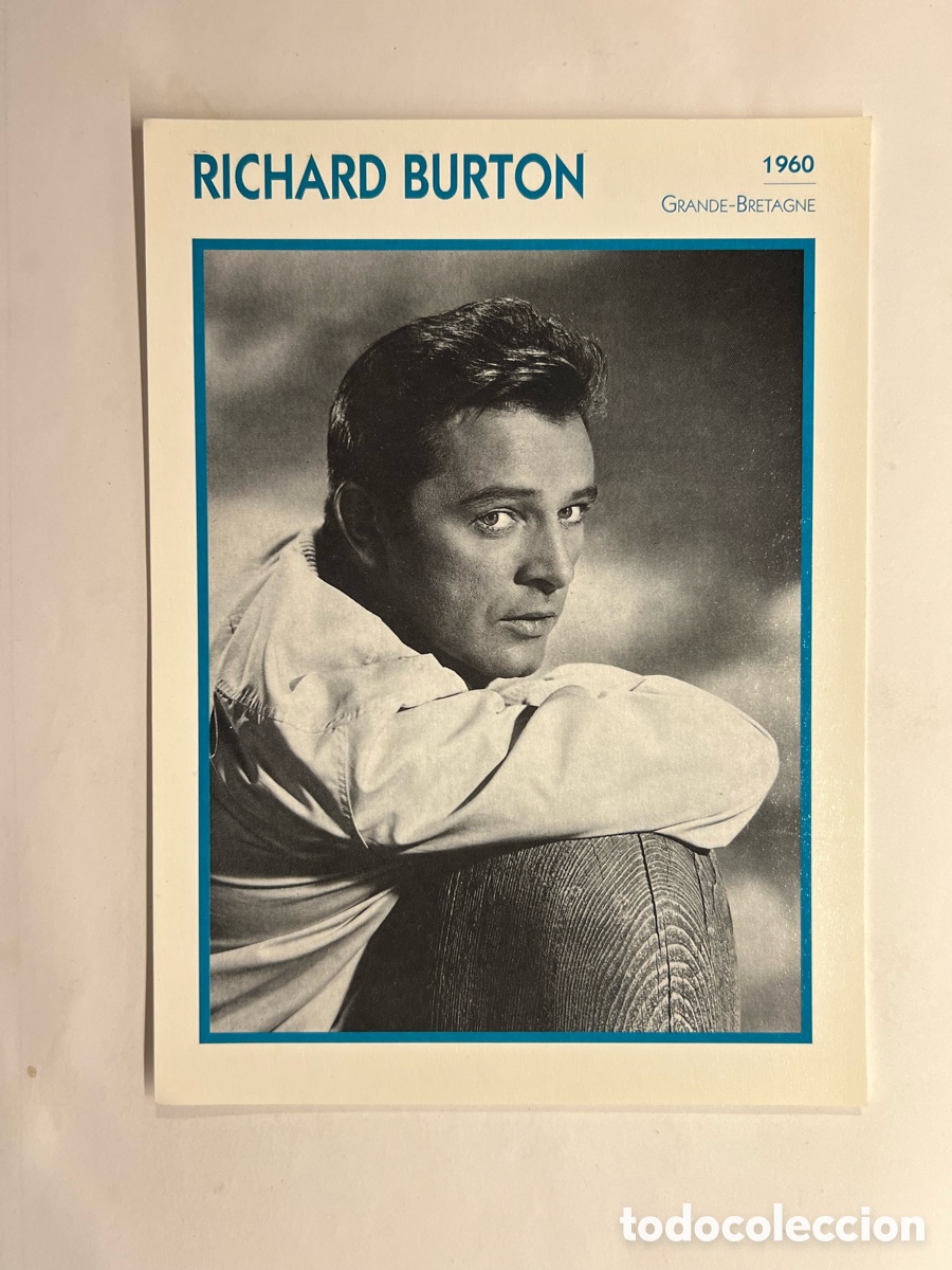 Cin&eacute;ma: RICHARD BURTON Cine Foto Carta. PHOTO KOBALL COLLECTION. EDITO-SERVICE (a.1991)