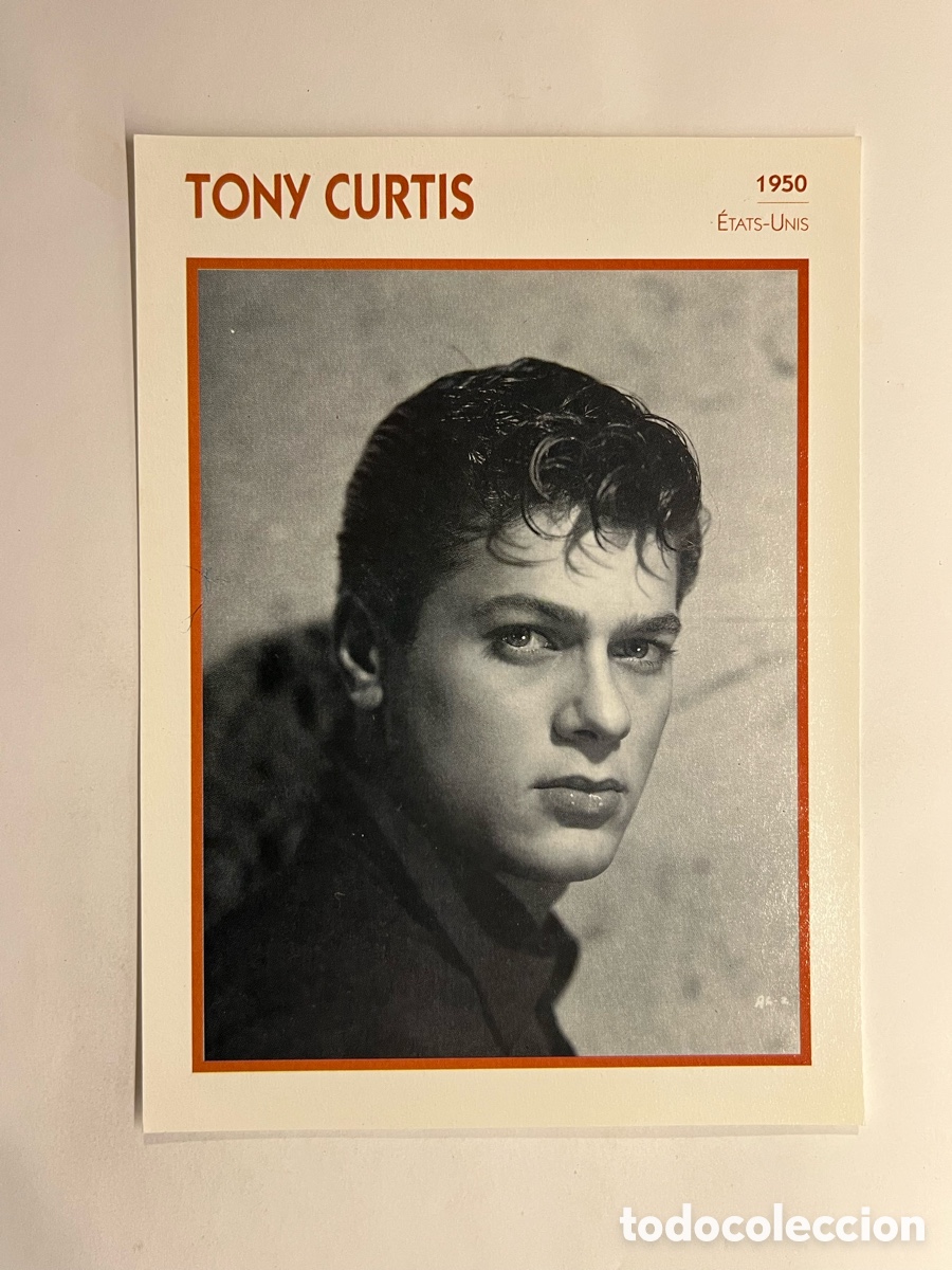 Cin&eacute;ma: TONY CURTIS. Cine Foto Carta. PHOTO KOBALL COLLECTION. EDITO-SERVICE (a.1991)