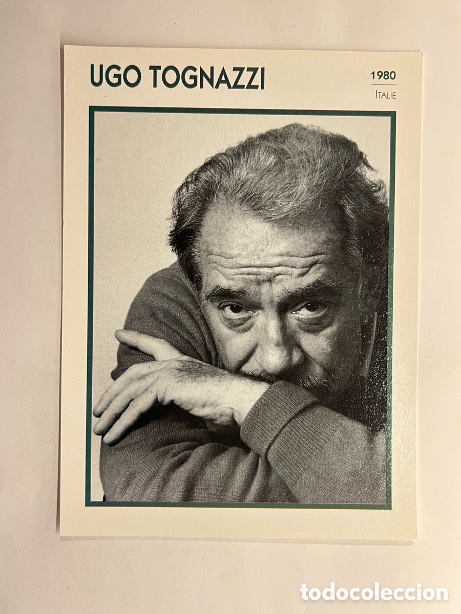 Cin&eacute;ma: UGO TOGNAZZI. Cine Foto Carta. PHOTO KOBALL COLLECTION. EDITO-SERVICE (a.1991)