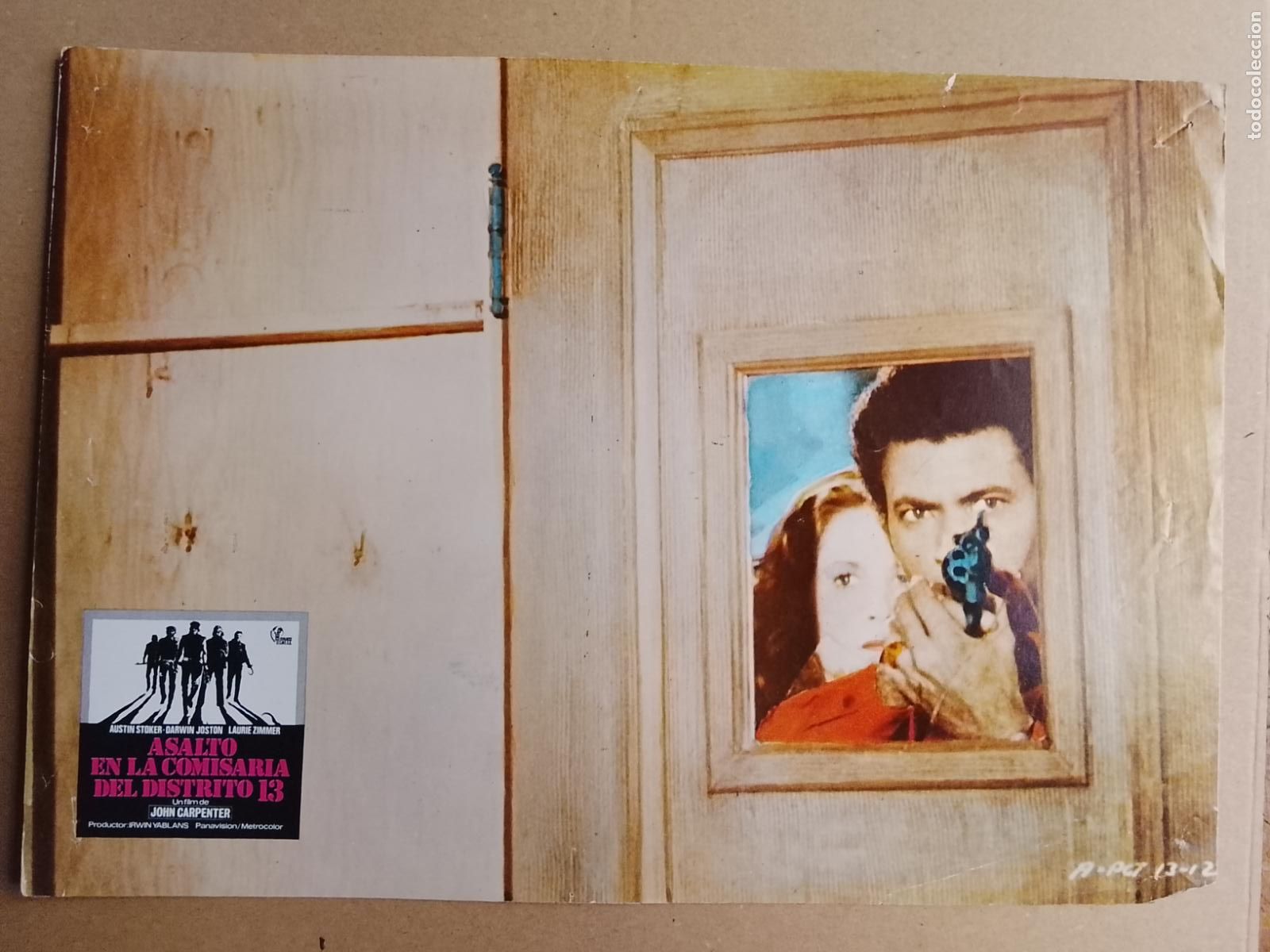 Kino: CINE TEATRO PELICULA CARTEL MEDIANO AFICHE FOTOCROMO ORIGINAL ACTRIZ ACTOR - CINEFILO