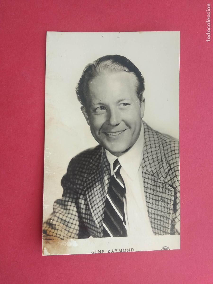 Cin&eacute;ma: FOLLETO DE MANO FOTO FICHA FOTOGRAMA CINE PELICULA ACTOR / ACTRIZ , GENE RAYMOND