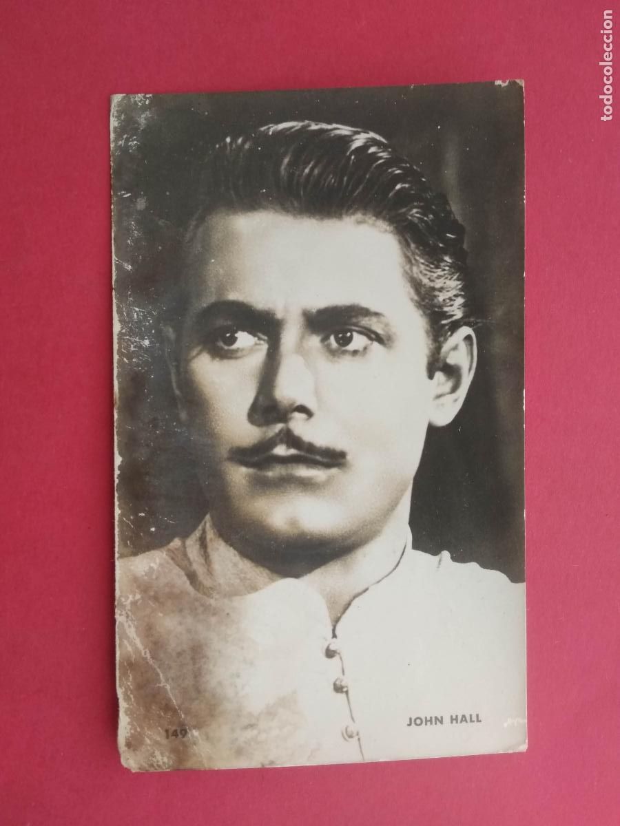 Cin&eacute;ma: FOLLETO DE MANO FOTO FICHA FOTOGRAMA CINE PELICULA ACTOR / ACTRIZ , JOHN HALL