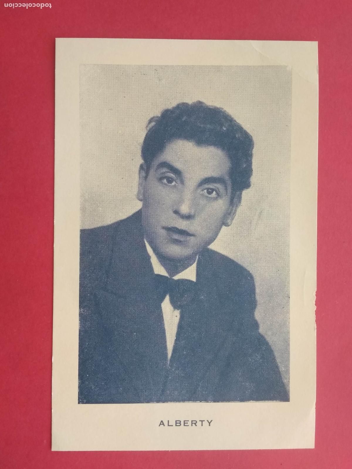 Cin&eacute;ma: FOLLETO DE MANO FOTO FICHA FOTOGRAMA CINE PELICULA ACTOR / ACTRIZ , ALBERTY