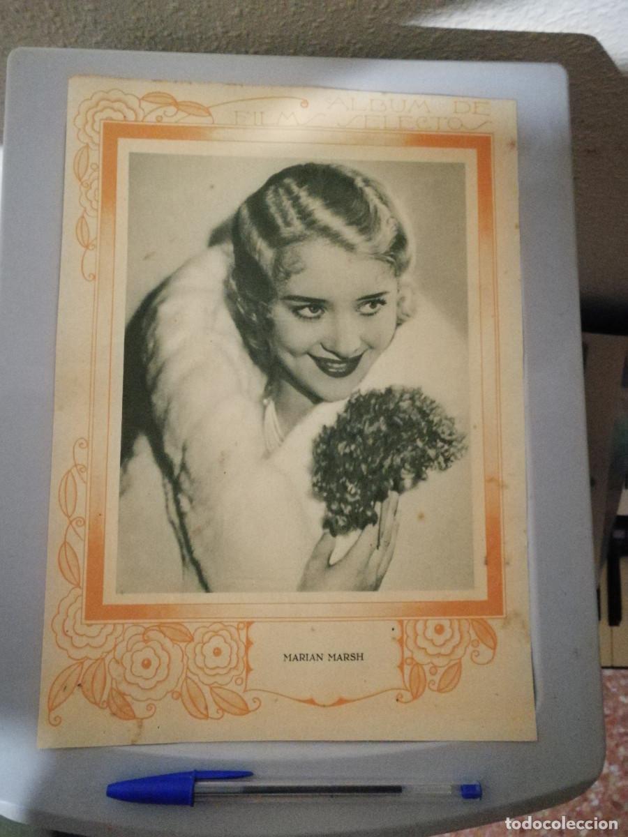 Cin&eacute;ma: ANTIGUA FICHA -A4- MARIAN MARSH y Douglas Fairbanks, Jr.