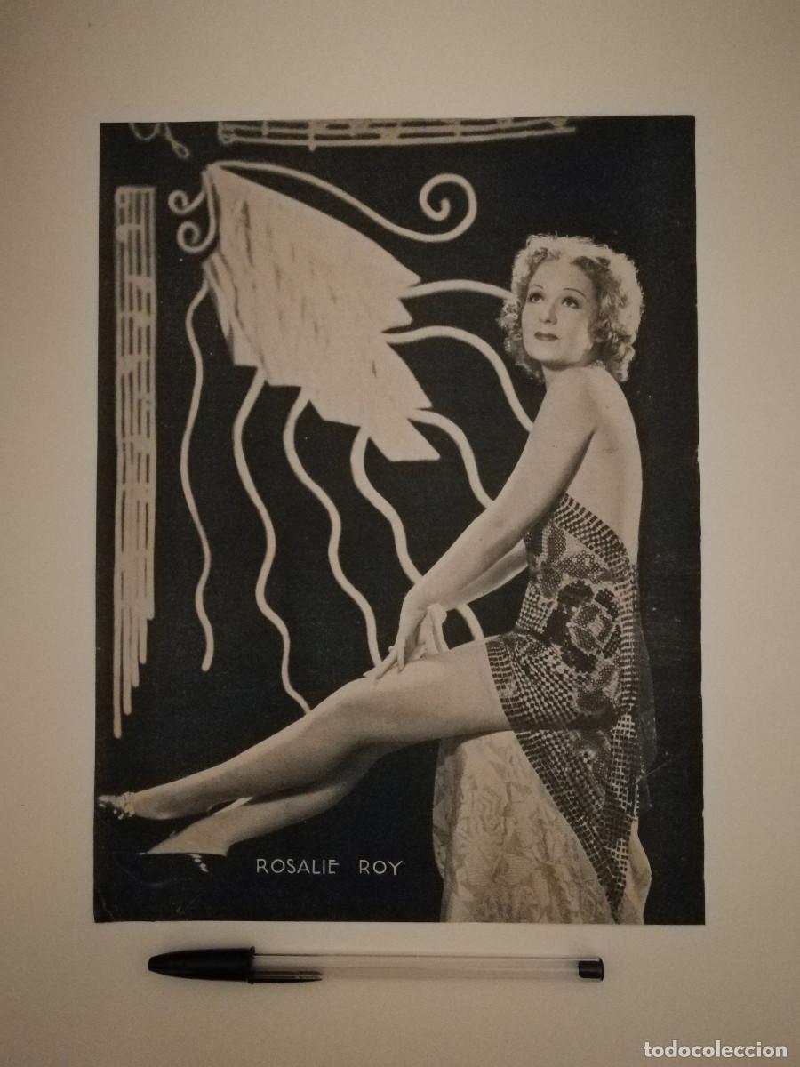 Cin&eacute;ma: ANTIGUO ANUNCIO ENCARTONADO - A4- ROSALIE ROY