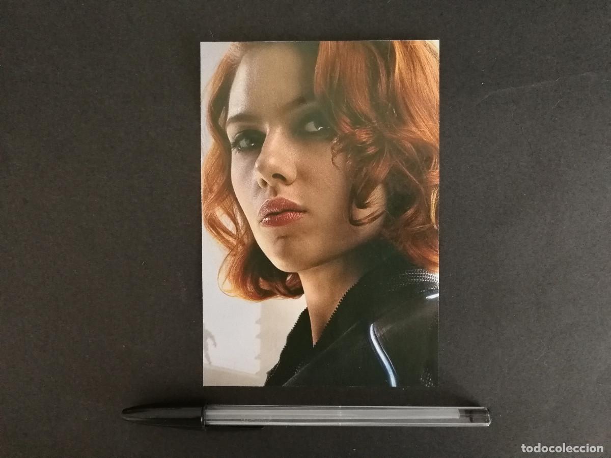 Cine: TARJETA ACARTONADA -10*15- VIUDA NEGRA - Scarlett Johansson