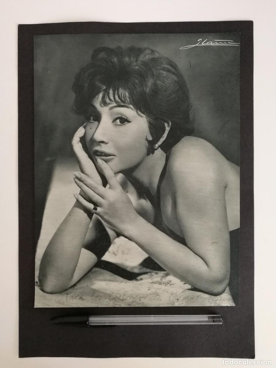 Cine: ANTIGUO ANUNCIO ENCARTONADO -20*25- Marcela Yurfa