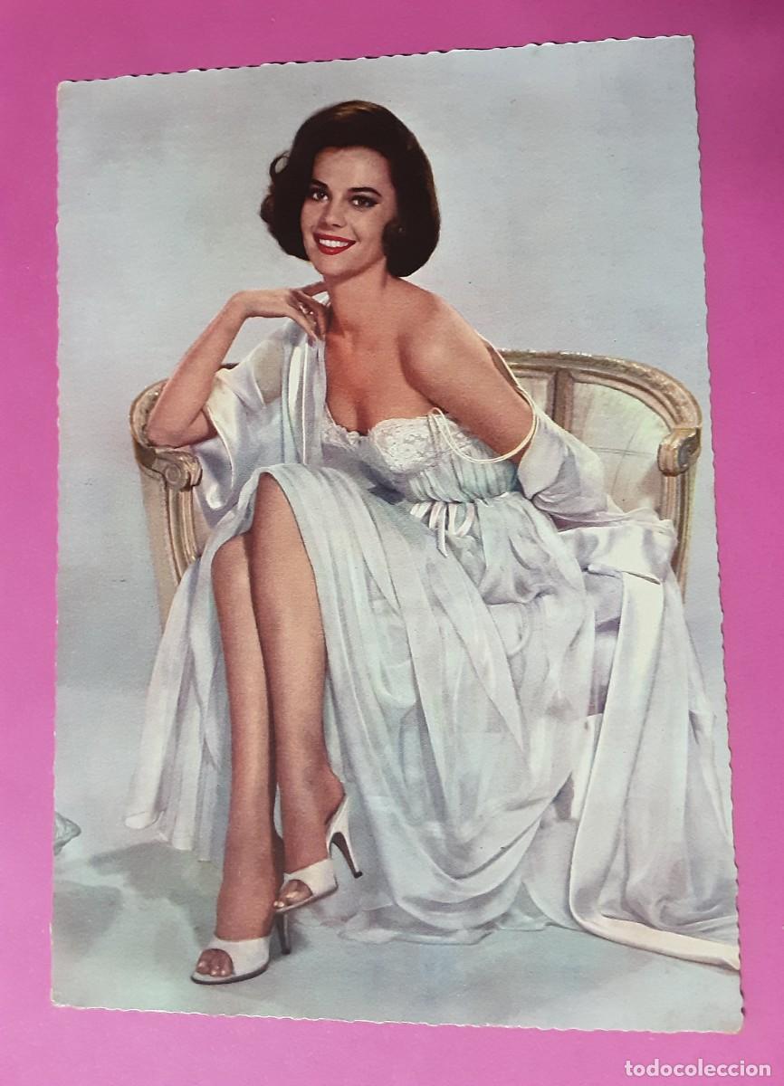 Kino: NATALIE WOOD, TARJETA POSTAL ALEMANA.