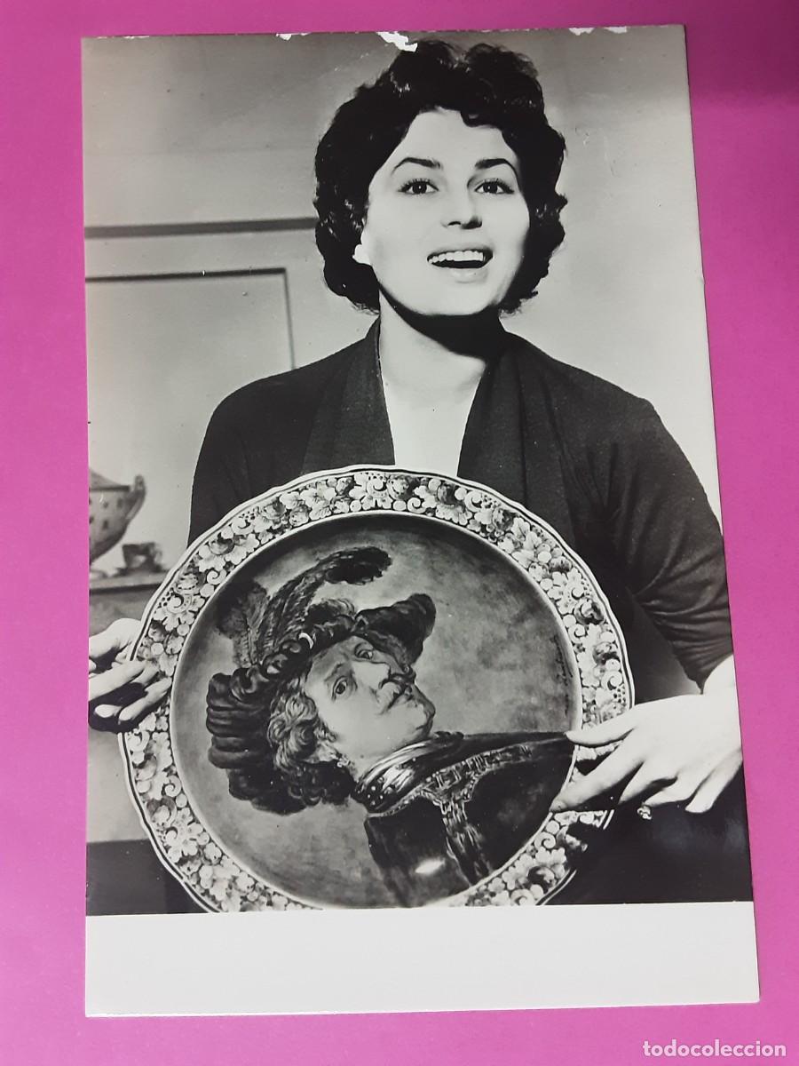 Cin&eacute;ma: SILVANA MANGANO,TARJETA POSTAL ESPA&Ntilde;OLA.