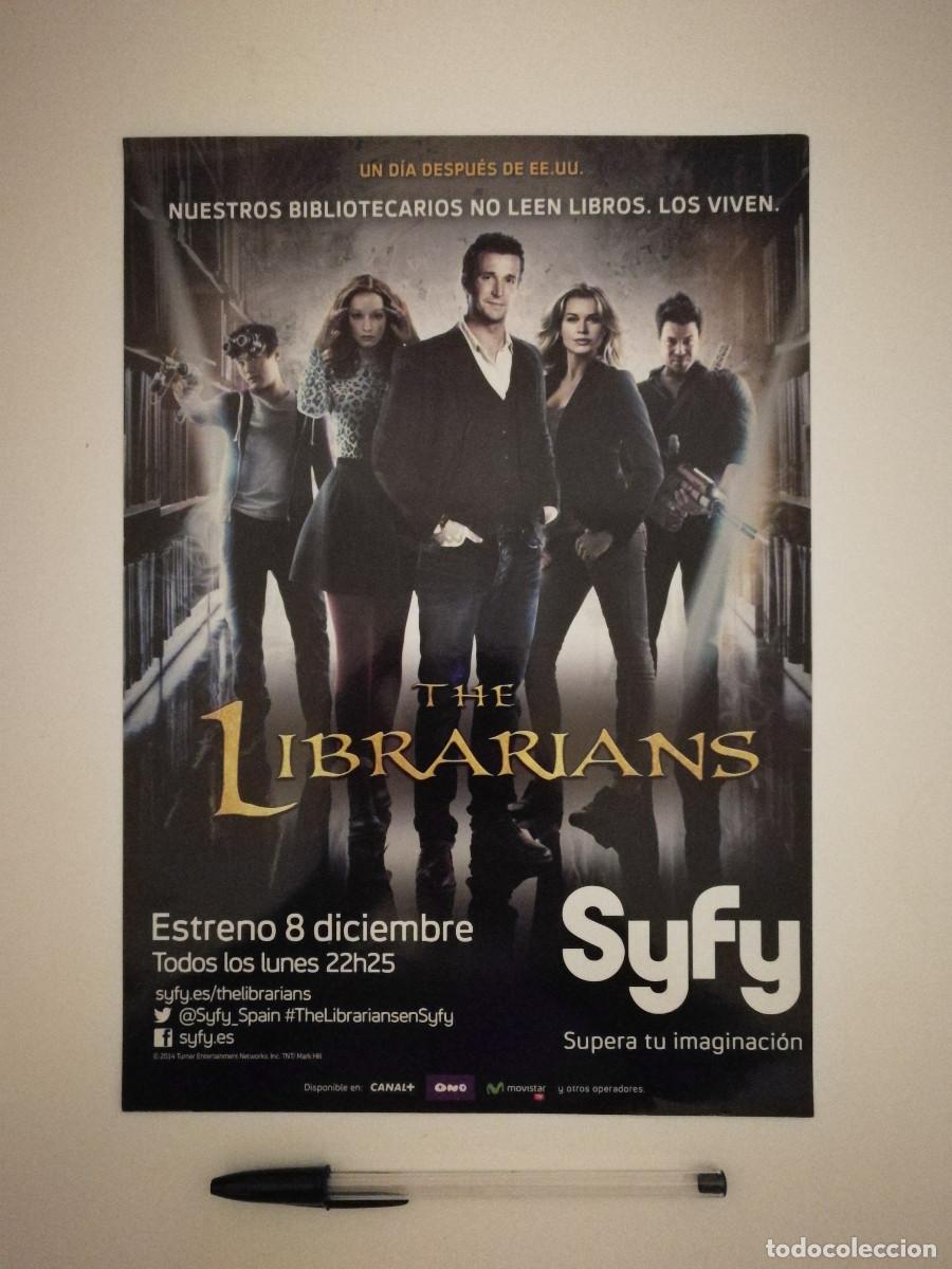Cine: LAMINA ACARTONADA -A4- THE LIBRARIANS - SERIE TV - CIENCIA FICCION - ANUNCIO PUBLICIDAD