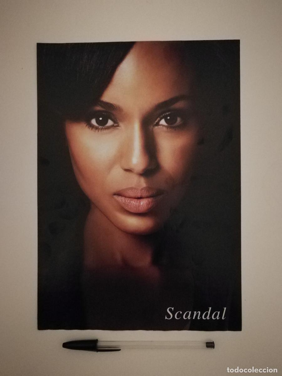 Cin&eacute;ma: FICHA COLECCIONABLE -A4- SCANDAL -SERIE TV