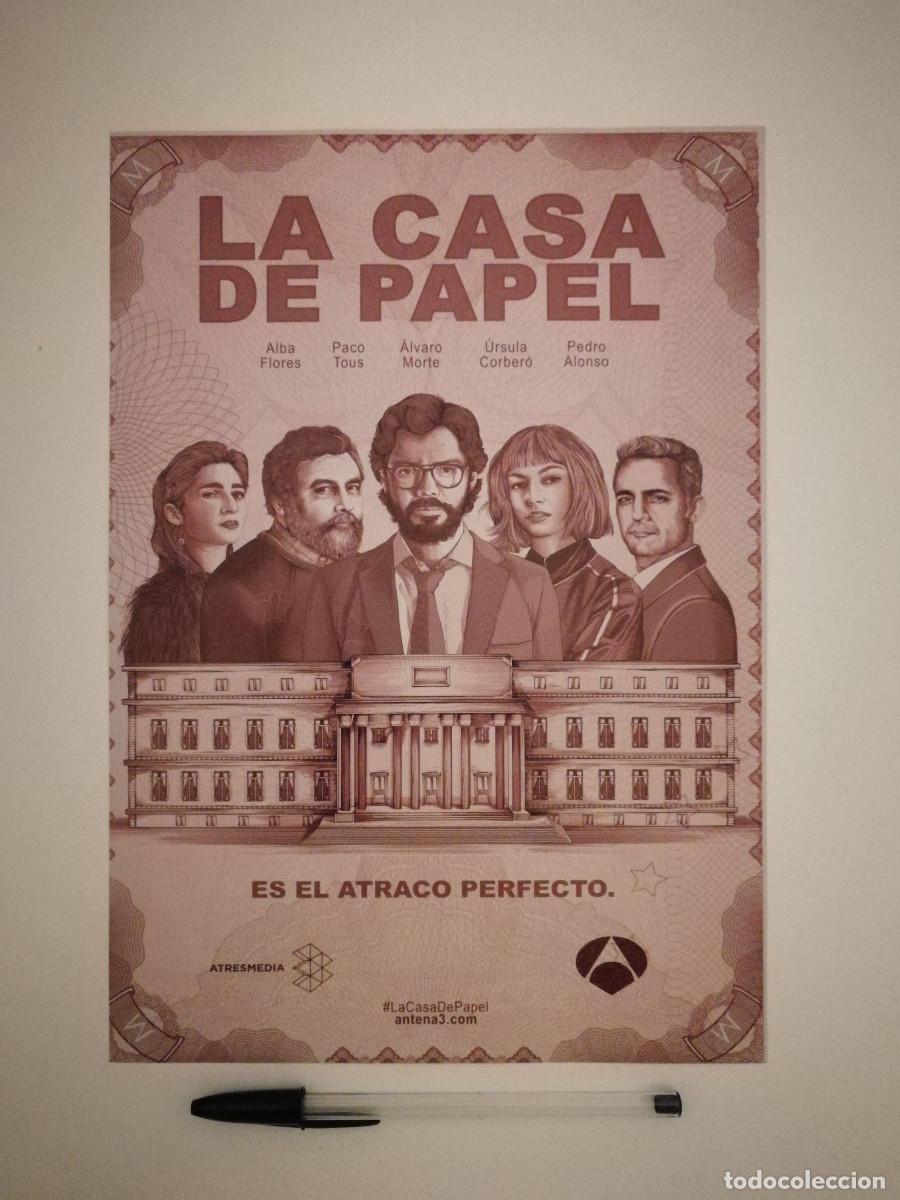 Cin&eacute;ma: FICHA COLECCIONABLE -A4- LA CASA DE PAPEL -SERIE TV - URSULA COBERO