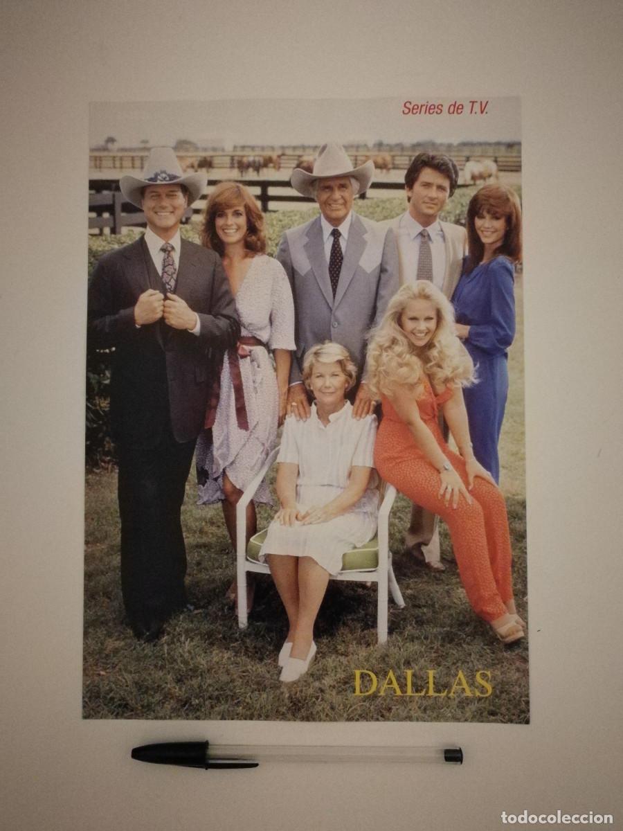 Cin&eacute;ma: FICHA COLECCIONABLE -A4- DALLAS - SERIE TV - VICTORIA PRINCIPAL