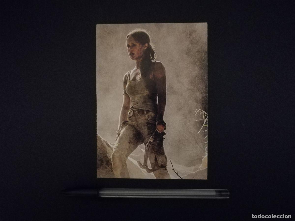 Cinema: TARJETA ACARTONADA -10*15- TOM RAIDER - Alicia Vikander