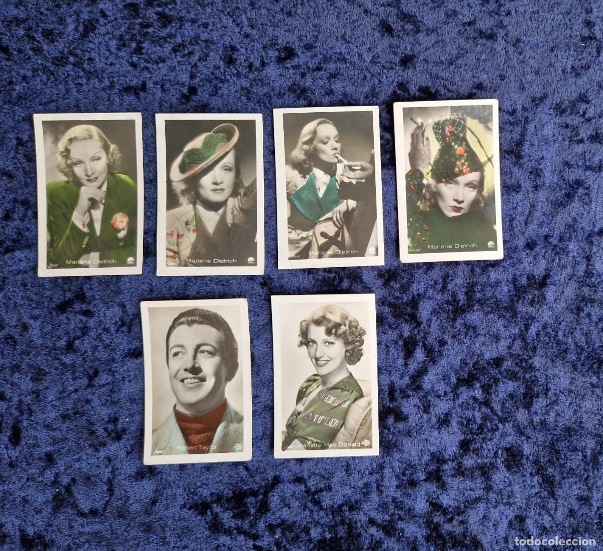 Cinema: 65 minicards Ross Verlag (ca. 1930) &ndash; Dietrich, Garbo, Crawford, Sidney