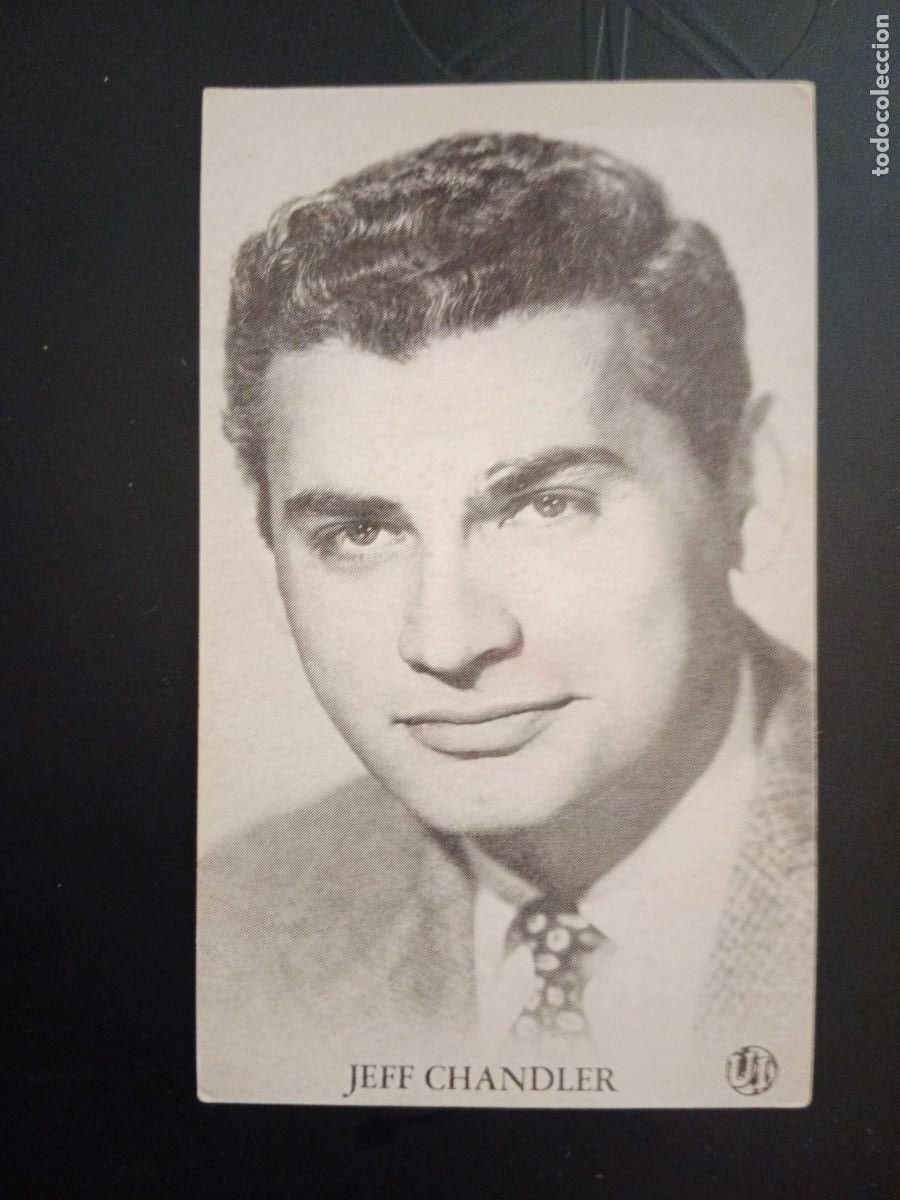 Cin&eacute;ma: TARJETA PROMOCIONAL JEFF CHANDLER - VENGANZA APACHE - CINES ASTRAL , RIVIERA , AMBASSADOR , TOSCA ..